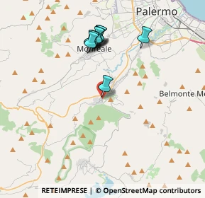 Mappa Via Calvario, 90030 Altofonte PA, Italia (3.96455)