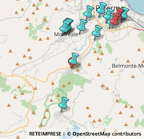 Mappa Via Calvario, 90030 Altofonte PA, Italia (5.51)