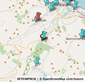 Mappa Via Calvario, 90030 Altofonte PA, Italia (6.559)