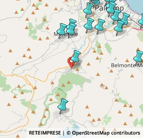 Mappa Via Campo, 90030 Altofonte PA, Italia (6.5675)