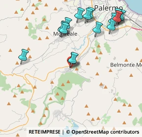 Mappa Via Campo, 90030 Altofonte PA, Italia (5.22882)