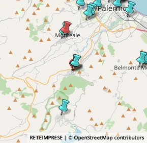 Mappa Via Campo, 90030 Altofonte PA, Italia (6.605)