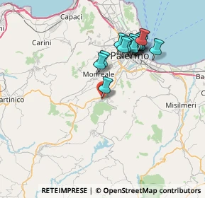 Mappa Via Campo, 90030 Altofonte PA, Italia (7.52643)