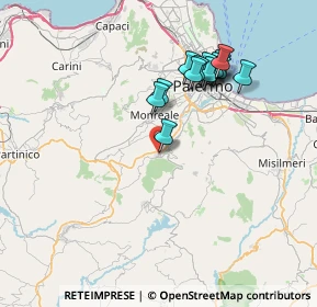 Mappa VIa Garibaldi, 90030 Altofonte PA, Italia (7.63857)