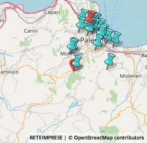 Mappa VIa Garibaldi, 90030 Altofonte PA, Italia (8.8665)