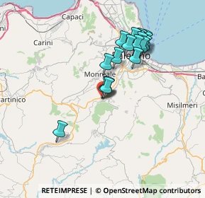 Mappa VIa Garibaldi, 90030 Altofonte PA, Italia (7.40316)