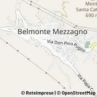Kartta Belmonte Mezzagno