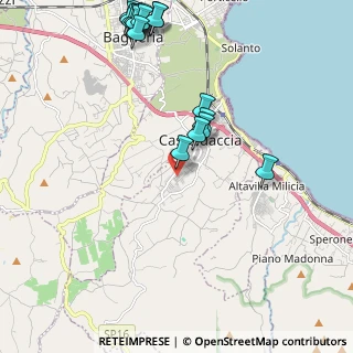 Mappa Via P. Mascagni, 90014 Casteldaccia PA, Italia (2.93941)