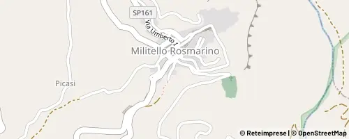 Mappa Militello Rosmarino