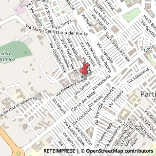 Mappa Via Zito, 2, 90047 Partinico, Palermo (Sicilia)