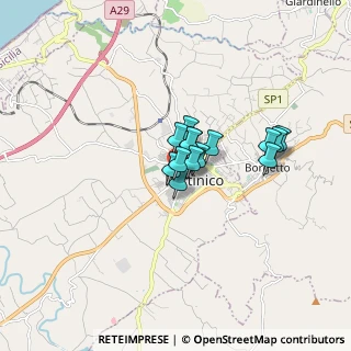 Mappa 90047 Partinico PA, Italia (1.08929)