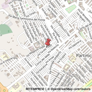 Mappa Via Tarollo, 19, 9046 Partinico, Palermo (Sicilia)