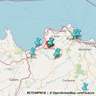 Mappa 90047 Partinico PA, Italia (17.58)