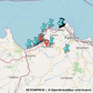 Mappa 90047 Partinico PA, Italia (14.699)