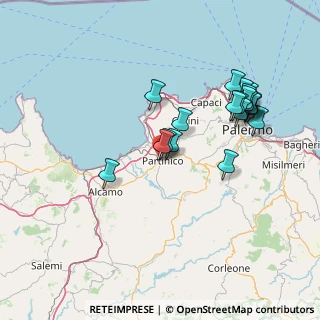 Mappa 90047 Partinico PA, Italia (16.684)