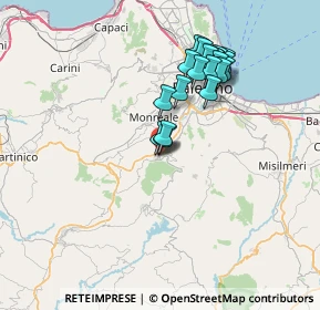 Mappa Via Belvedere, 90030 Altofonte PA, Italia (7.311)