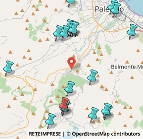 Mappa Via Belvedere, 90030 Altofonte PA, Italia (5.7745)