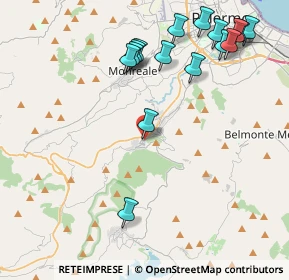 Mappa Via Belvedere, 90030 Altofonte PA, Italia (5.4325)