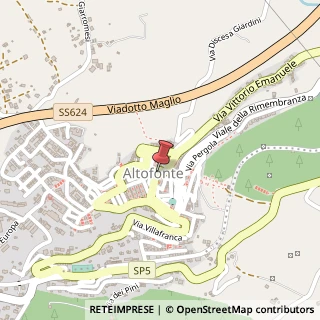 Mappa Piazza Falcone e Borsellino, 1, 90030 Altofonte, Palermo (Sicilia)