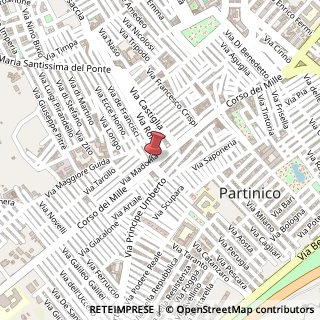 Mappa Corso dei mille 164, 90047 Partinico, Palermo (Sicilia)