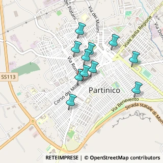 Mappa Corso dei Mille, 90047 Partinico PA, Italia (0.41182)