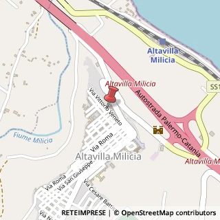 Mappa Via Vittorio Veneto, 45, 90010 Altavilla Milicia, Palermo (Sicilia)
