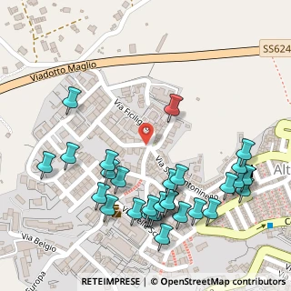 Mappa Via Eugenio Franzitta, 90030 Altofonte PA, Italia (0.17103)