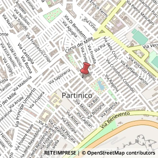 Mappa Via Mangiaracina, 17, 90047 Partinico, Palermo (Sicilia)