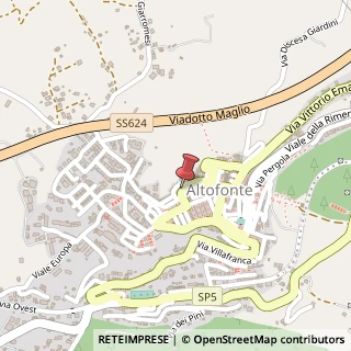Mappa Via IV Novembre, 31, 90030 Altofonte, Palermo (Sicilia)