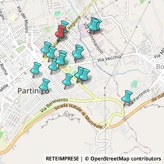 Mappa Via Modigliani, 90047 Partinico PA, Italia (0.4935)