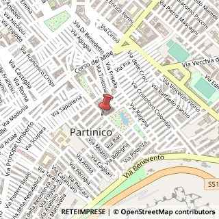 Mappa Via J. Kennedy, 18, 90047 Partinico, Palermo (Sicilia)