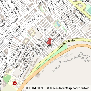 Mappa Via Bologna, 80, 90047 Partinico, Palermo (Sicilia)