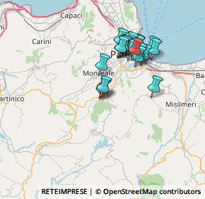 Mappa 90030 Altofonte PA, Italia (7.35842)
