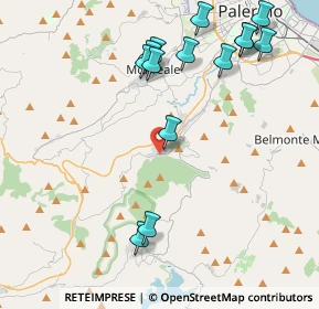 Mappa Corso Piano di Renda, 90030 Altofonte PA, Italia (5.305)