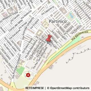 Mappa Via mattarella 1, 90040 Partinico, Palermo (Sicilia)