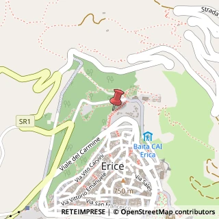 Mappa Viale Porta Spada, 91016 Erice TP, Italia, 91016 Erice, Trapani (Sicilia)