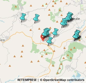 Mappa Via P.C, 90046 Monreale PA, Italia (4.511)