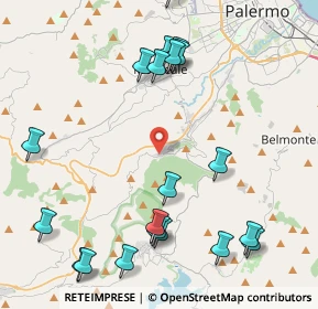 Mappa Via Olanda, 90030 Altofonte PA, Italia (5.7915)