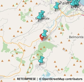 Mappa Via Olanda, 90030 Altofonte PA, Italia (7.05455)