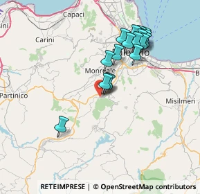 Mappa Via Olanda, 90030 Altofonte PA, Italia (7.88947)