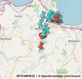 Mappa Via Olanda, 90030 Altofonte PA, Italia (7.10895)