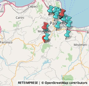 Mappa Via Olanda, 90030 Altofonte PA, Italia (9.2865)