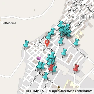 Mappa Via Nazario Sauro, 90010 Altavilla Milicia PA, Italia (0.12414)