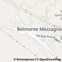 Mapa Belmonte Mezzagno