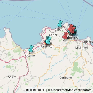 Mappa Via Salerno, 90047 Partinico PA, Italia (17.8415)