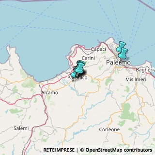 Mappa Via Salerno, 90047 Partinico PA, Italia (17.55583)