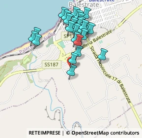 Mappa Contrada, 90041 Balestrate PA, Italia (0.50769)