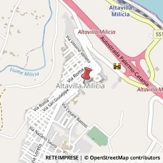 Mappa Via Loreto, 46, 90010 Altavilla Milicia, Palermo (Sicilia)