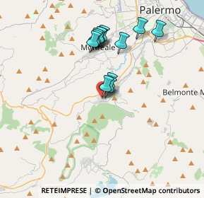 Mappa Via Giardino di Carlo, 90030 Altofonte PA, Italia (3.54833)