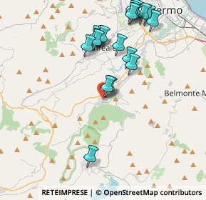 Mappa Via Giardino di Carlo, 90030 Altofonte PA, Italia (4.851)